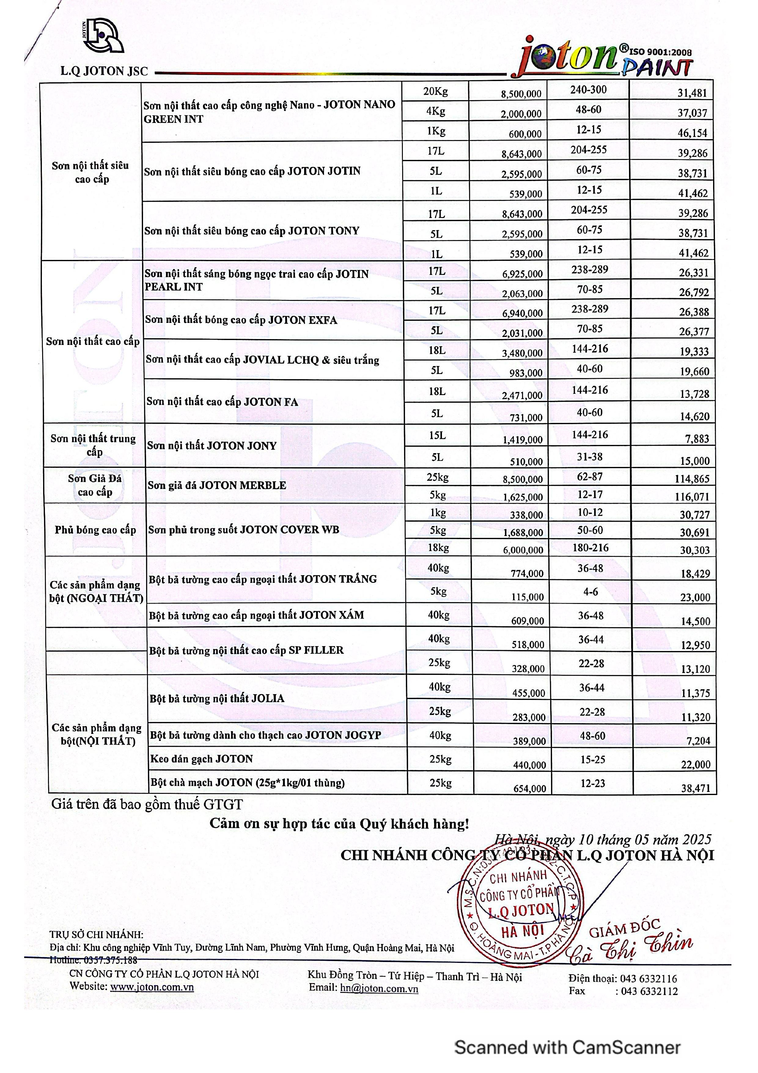 BÁO GIÁ TT SƠN DÂN DỤNG TƯ NHÂN T5.25-hình ảnh-1