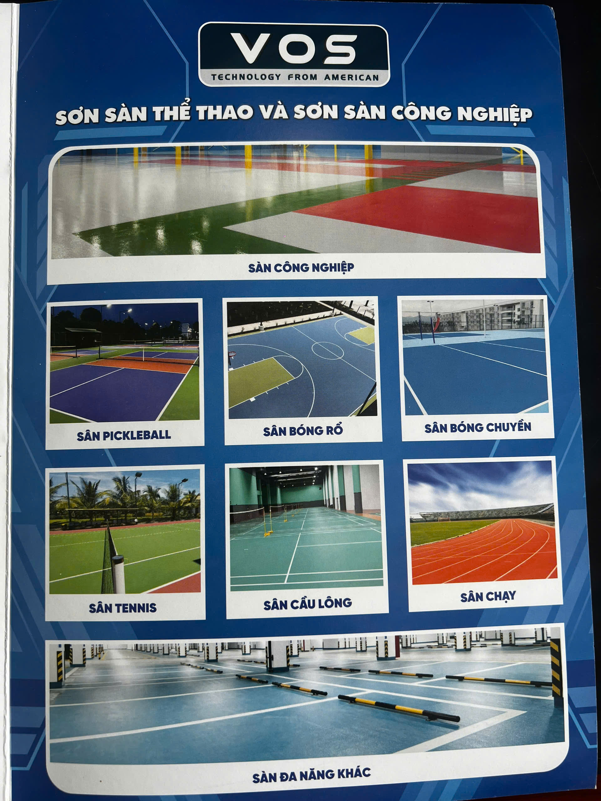 Sơn phủ sàn thể thao VOS - V03 ( 18L) Sơn phủ sàn thể thao VOS - V03 ( 18L)